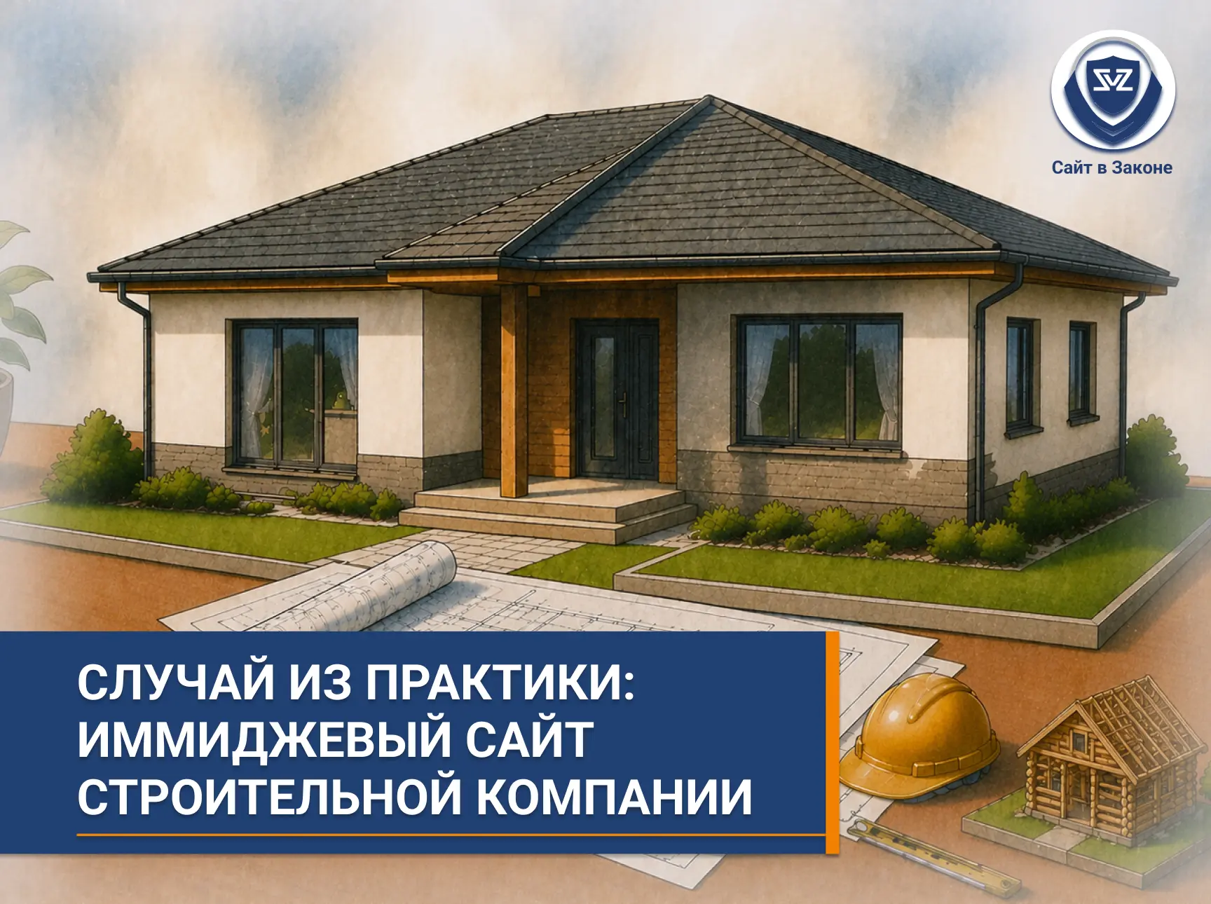 🏗 Случай из практики: Имиджевый сайт строительной компании