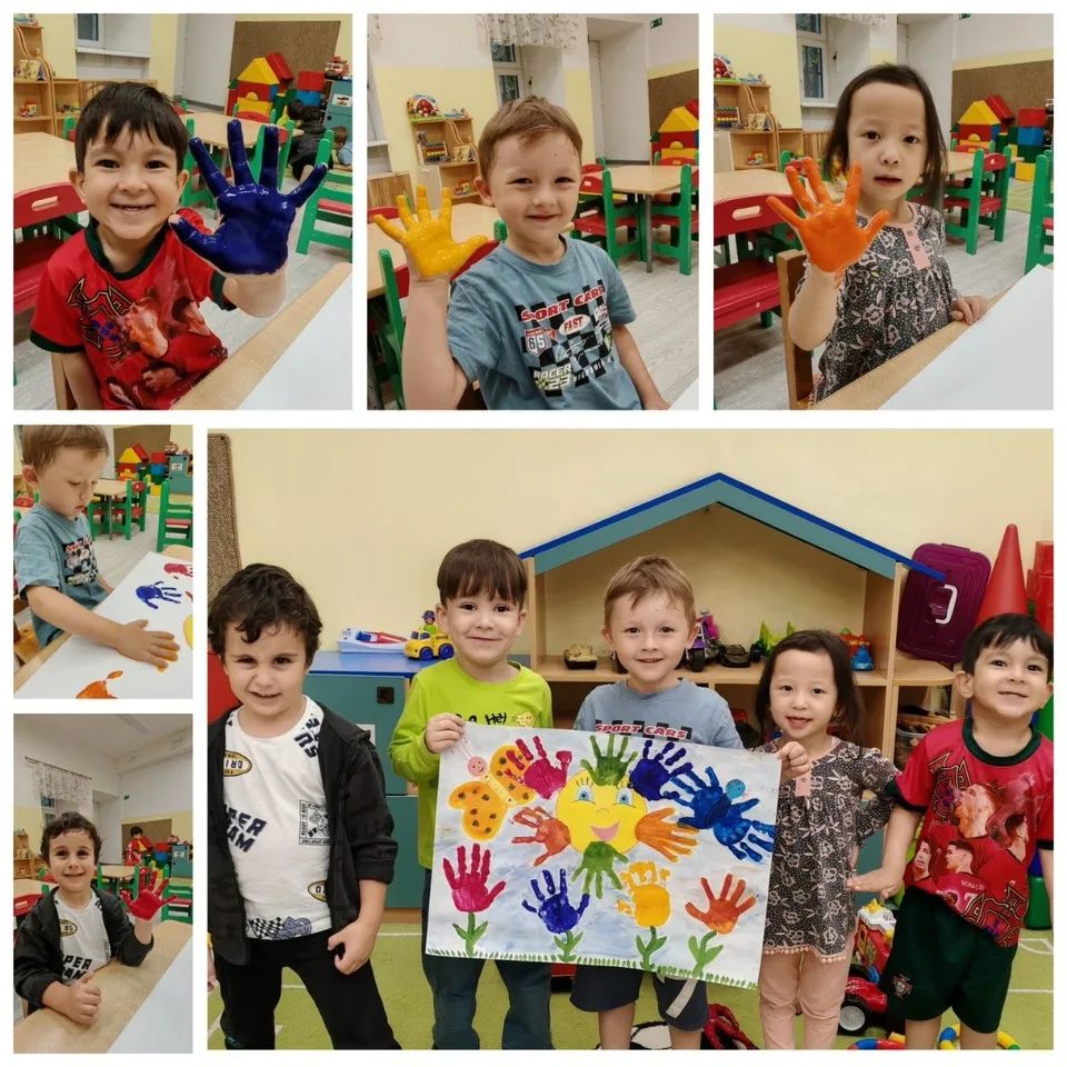 🖌️Когда кисть не нужна: наши «Весёлые художники» творят руками! 🙌
