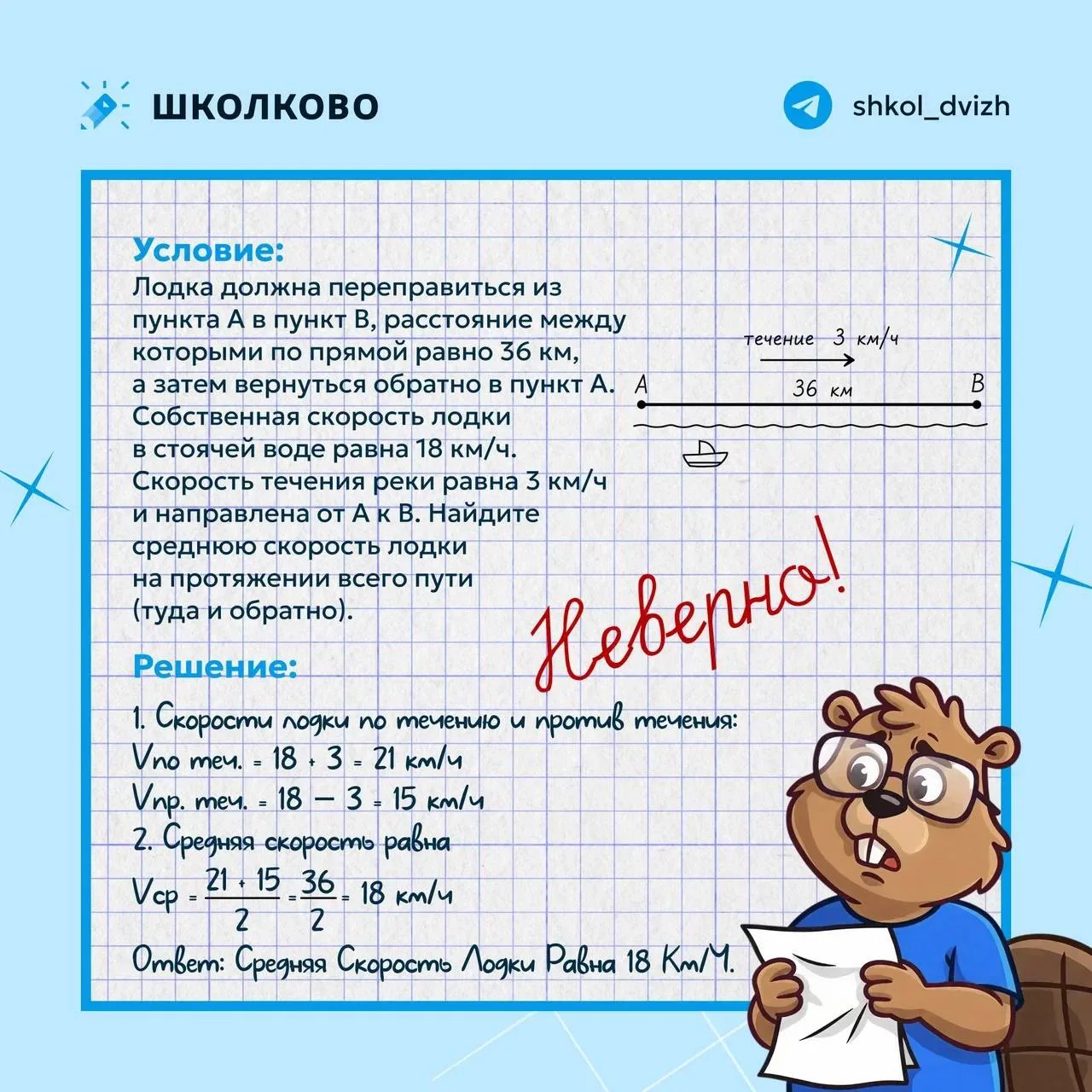 👉 #разбор_ошибок Ловушка средней скорости: помогите Умке найти ошибку!