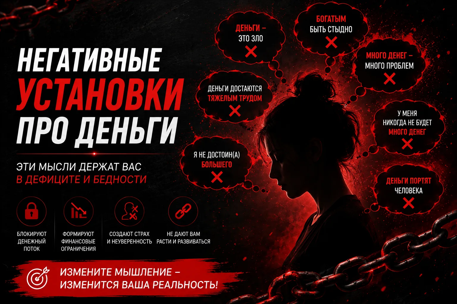 Тест: Какая из 6 подсознательных программ сливает ваш финансовый результат?