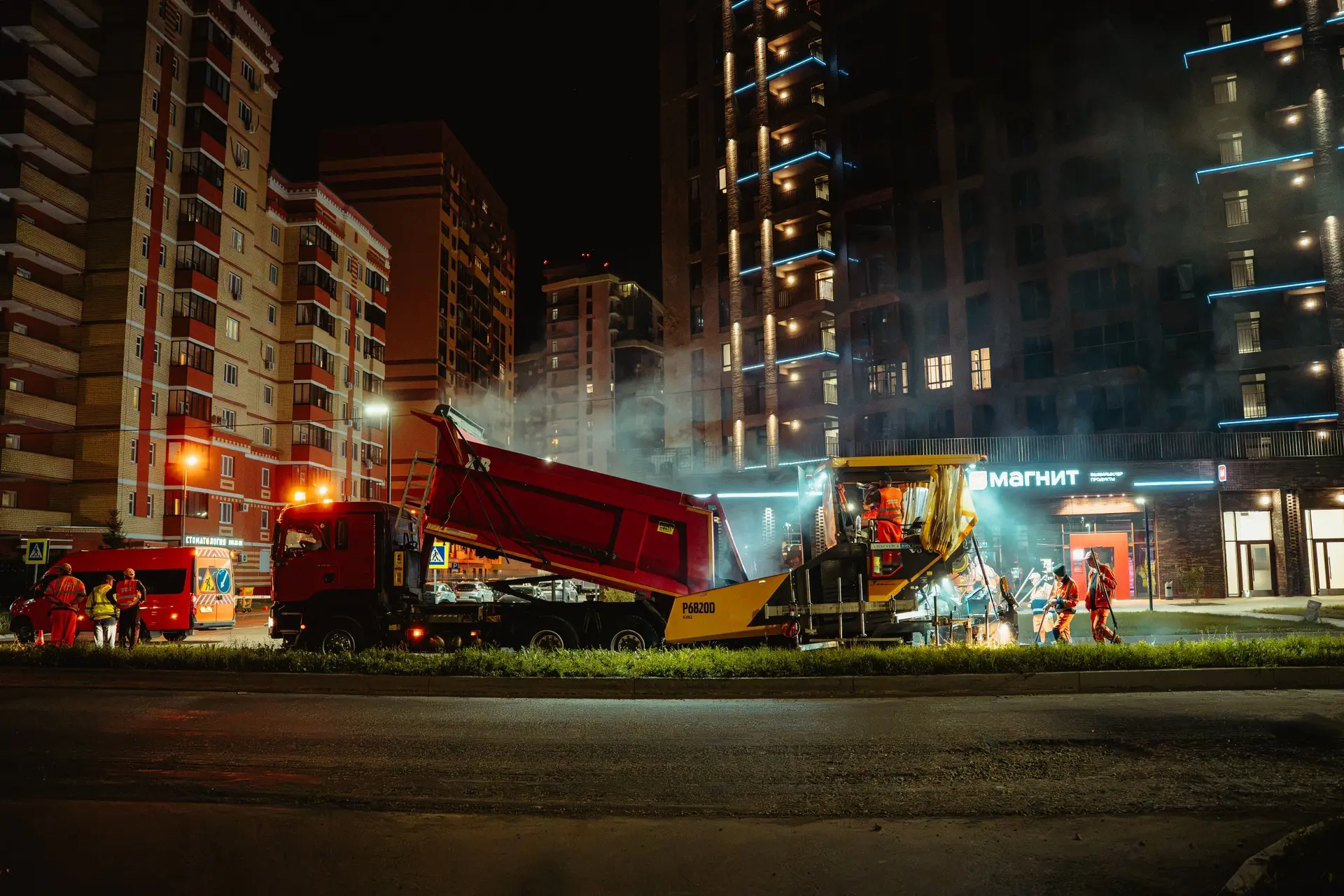 Важные дороги района - на ремонте 🚧