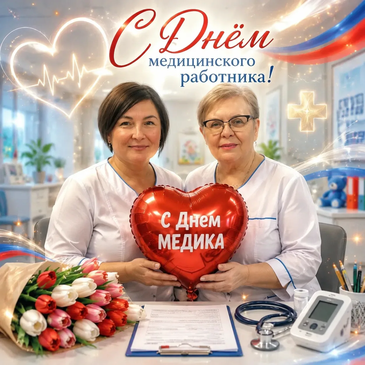 🚨С Днём медицинского работника!

Сегодня, 21 июня, мы от всей души поздравляем наших замечательных 
