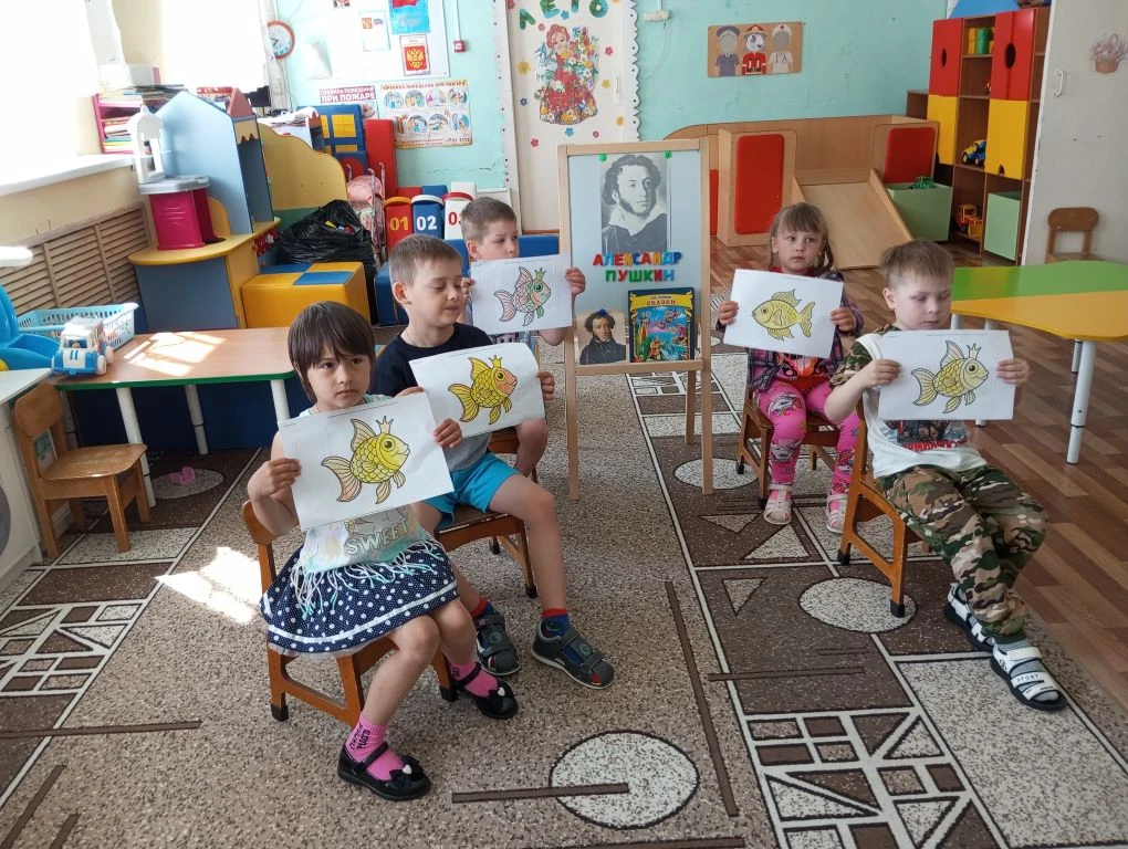 В день рождения великого русского поэта и писателя А. С. Пушкина в нашем детском саду состоялось поз