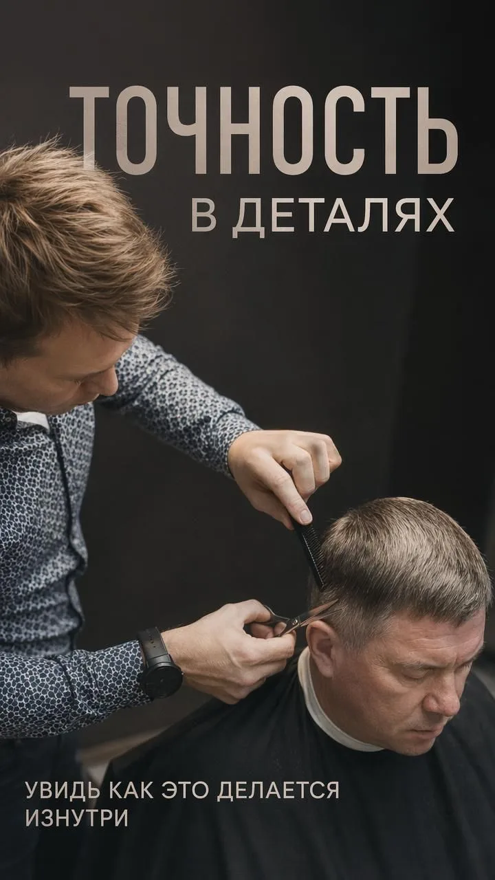 ✂️ **Точность в деталях — вот что отличает хорошую стрижку от идеальной.**