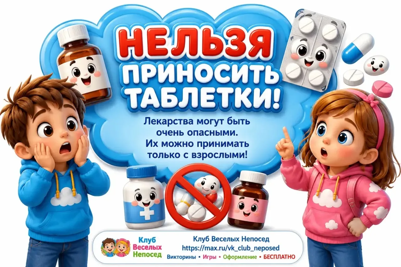 Памятка родителям «Что нельзя приносить в детский сад»👨‍👩‍👧‍👦