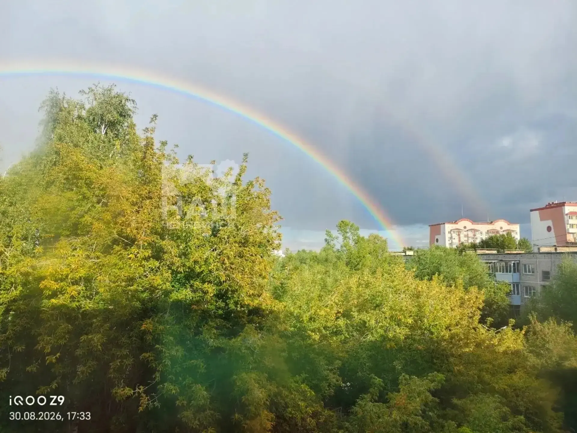 🌈  ПОСЛЕ ДОЖДЯ В ЧЕЛЯБИНСКЕ ПОЯВИЛАСЬ КРАСИВАЯ ДВОЙНАЯ РАДУГА