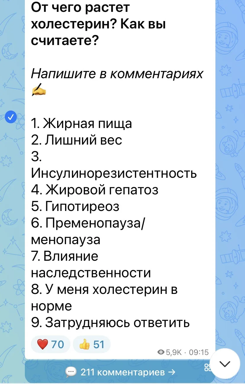 Растет ли холестерин от жирной пищи?