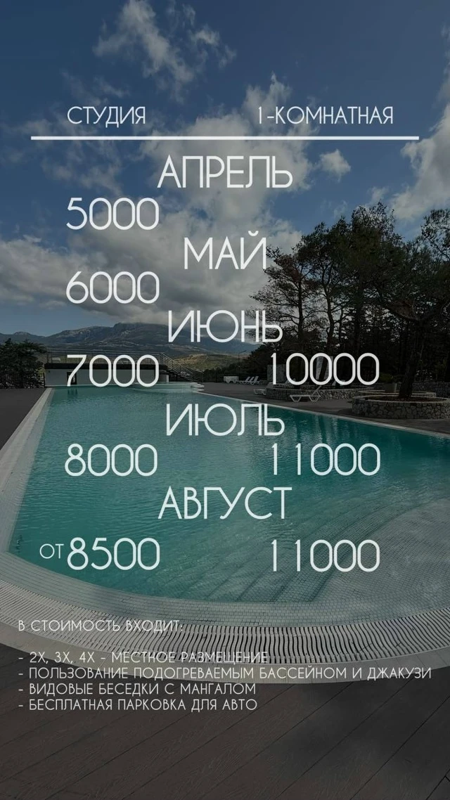 #АЛУШТА пер. Пограничный 6  Предлагаем вашему вниманию апартаменты в Курортном Комплексе Лучистое Ра
