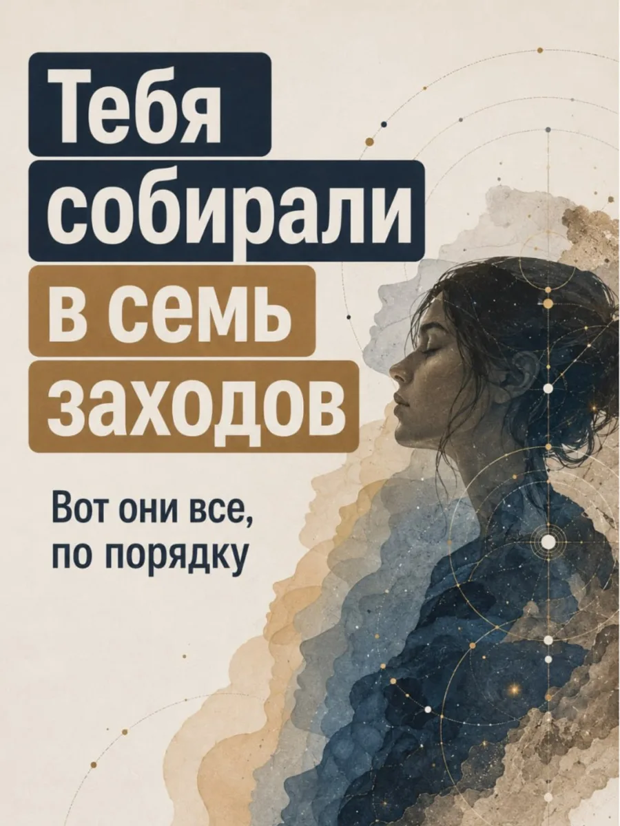 Всё вещество твоего тела сделано за семь заходов. Не сразу и не одним процессом.