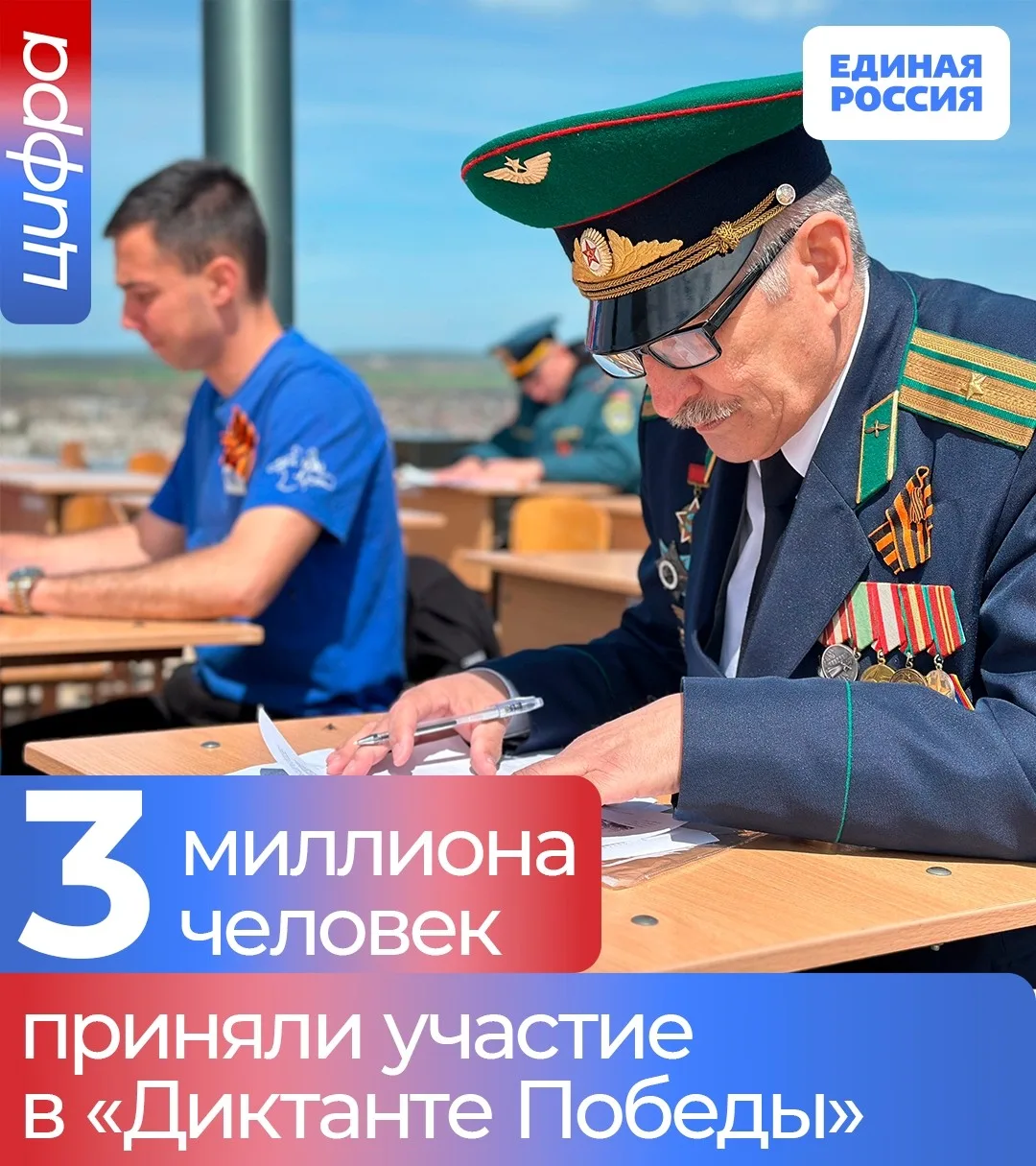 👥 Почти три миллиона людей проверили свои знания о Великой Отечественной войне в ходе акции Единой 