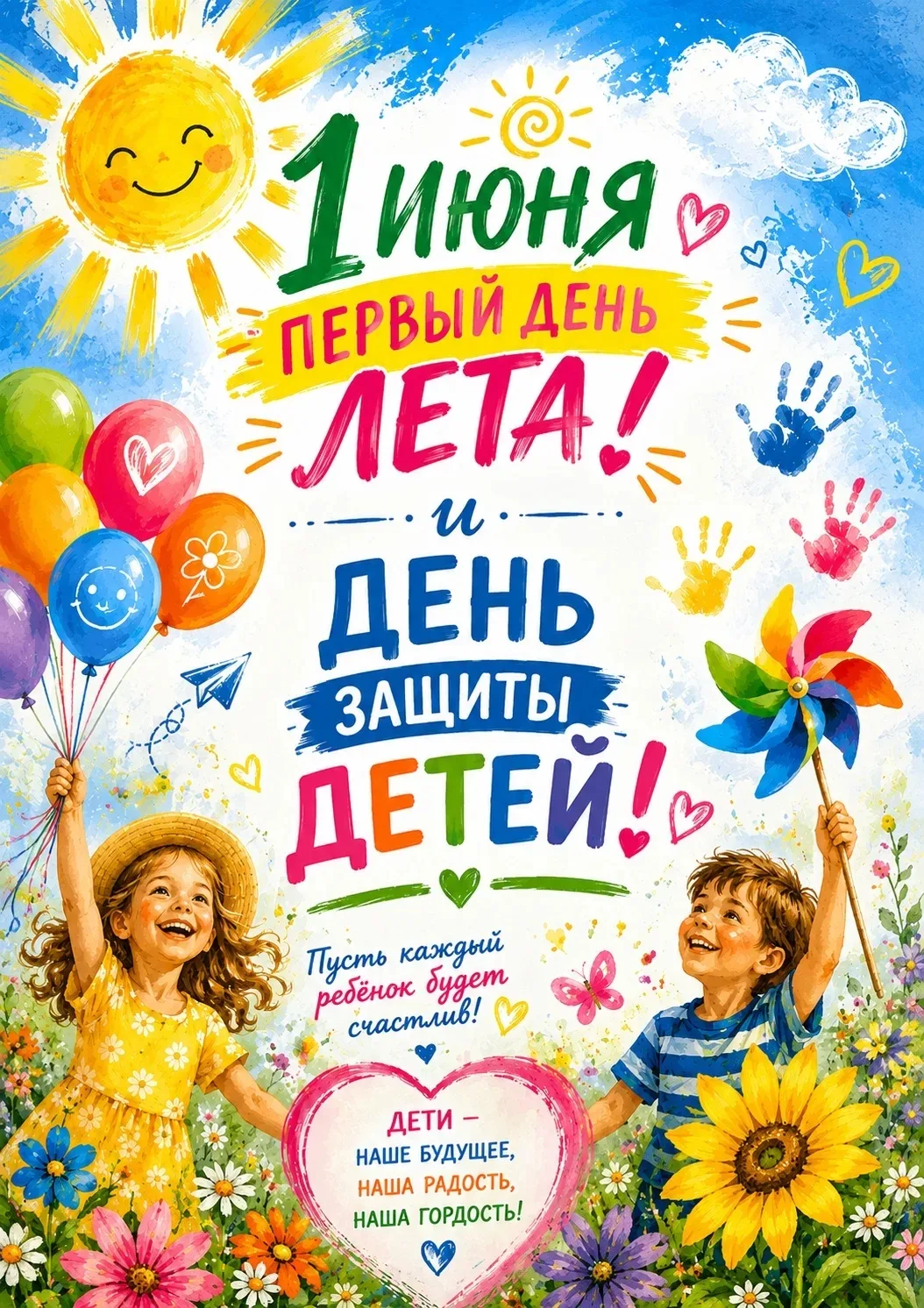 С Днём защиты детей! 🎈✨
