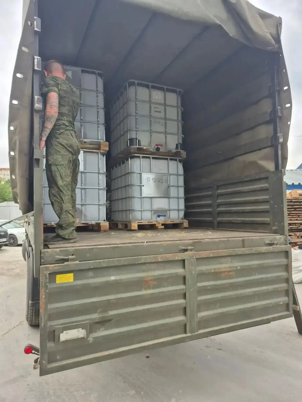 На линию боевого соприкосновения  отправлена очередная гуманитарная помощь ветеранами б...