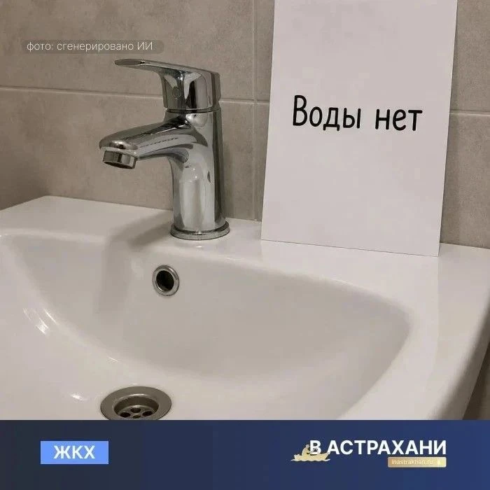 Масштабное отключение горячей воды пройдёт в Астрахани