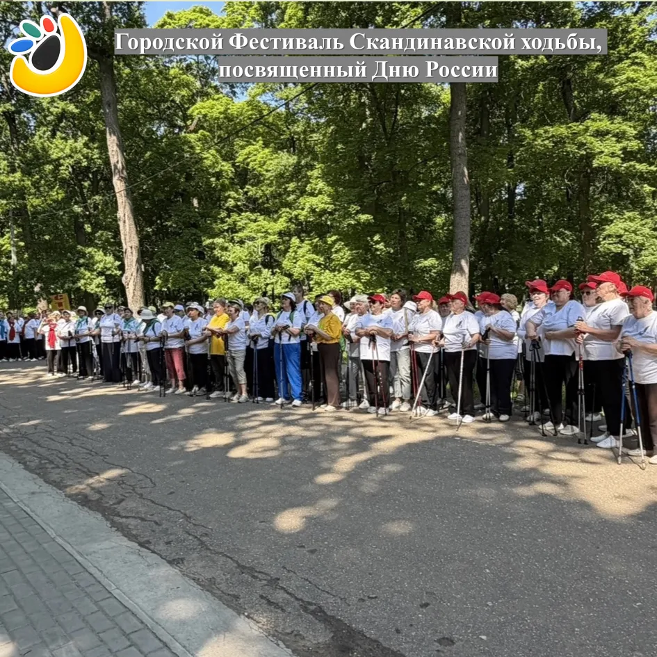 10 июня 2026 года на Олимпийской аллее прошел городской Фестиваль Скандинавской ходьбы, приуроченный