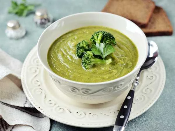 🥦 Диетический суп-пюре из брокколи