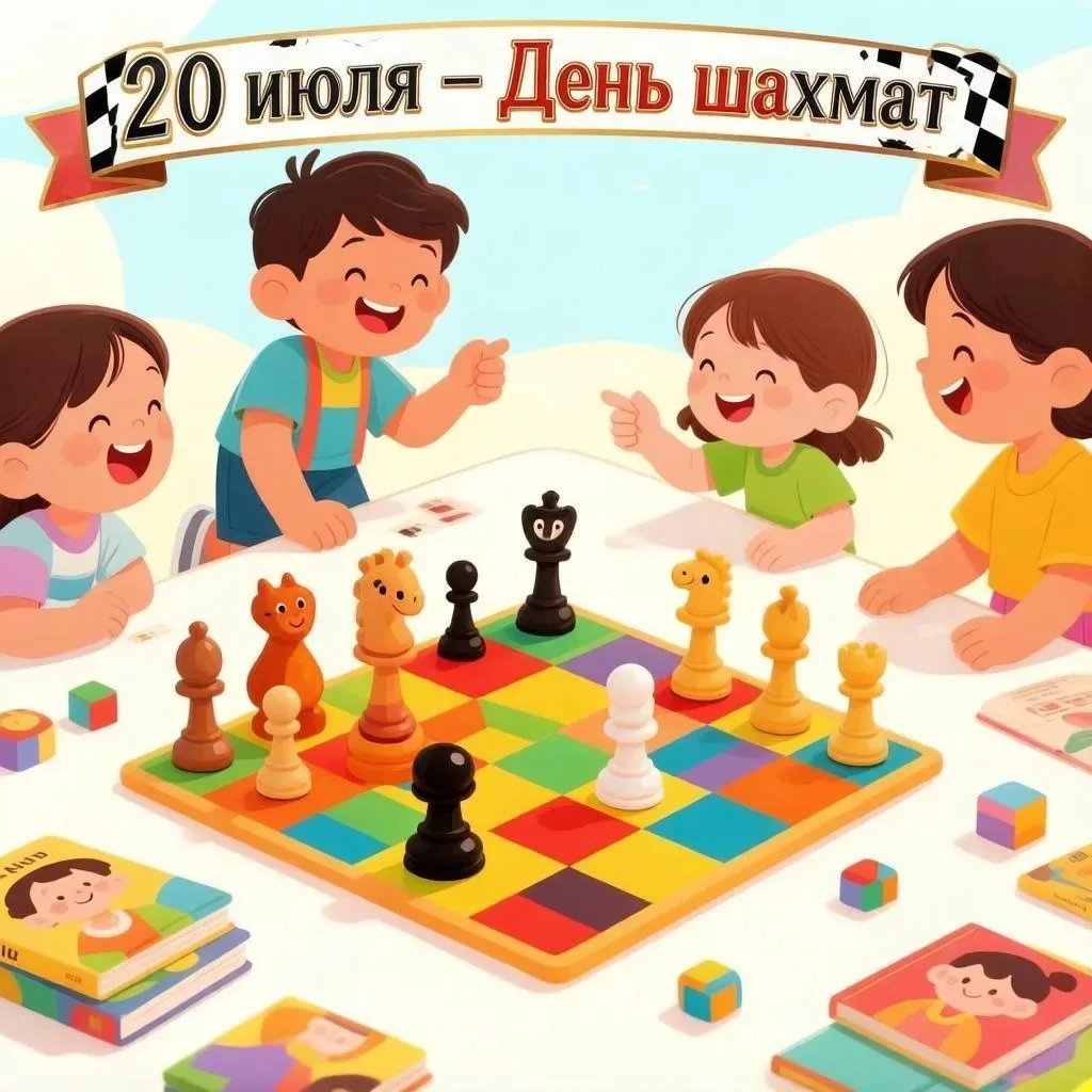♟ Сегодня, 20 июля, отмечаем Международный день шахмат — праздник ума, стратегии и захватывающих пар