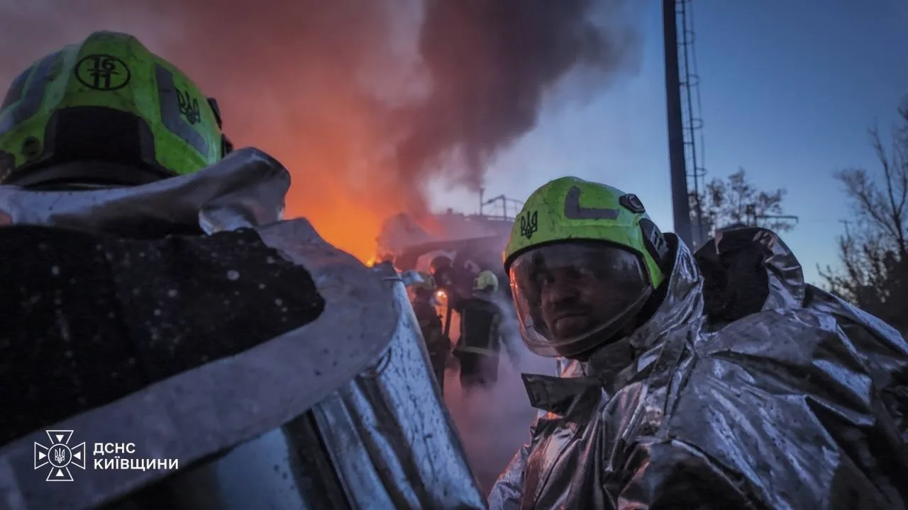 🇷🇺💥🇺🇦 В Киевской области поражен объект критической инфраструктуры врага