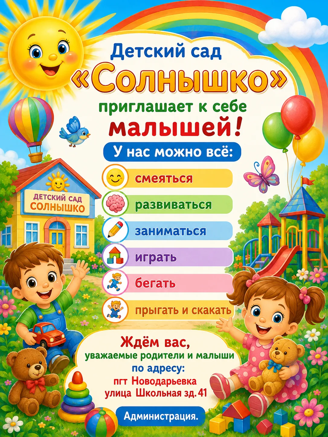 «Солнышко»: здесь живёт детство!
