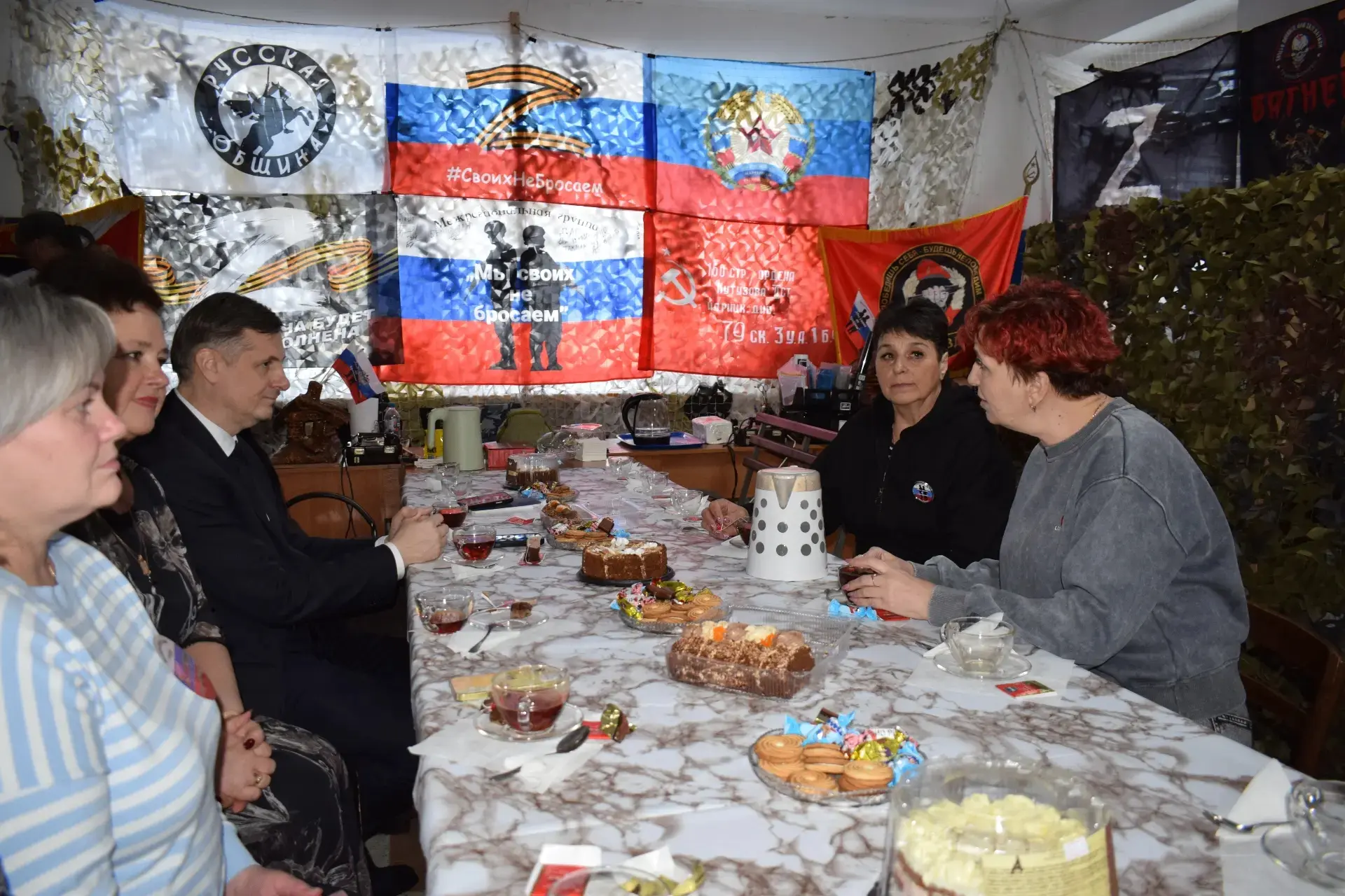 16 марта участники волонтерской группы «Мы СВОих не бросаем» принимали у себя в гостях почетных гост