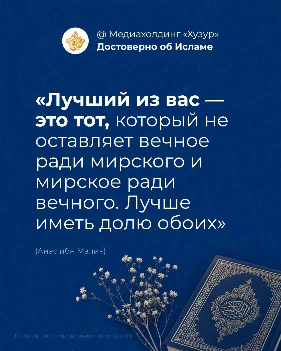 Не позволяйте мирской суете отвлечь вас от вечного 🤲

Стремитесь к успеху в этой жизни, но не забыв