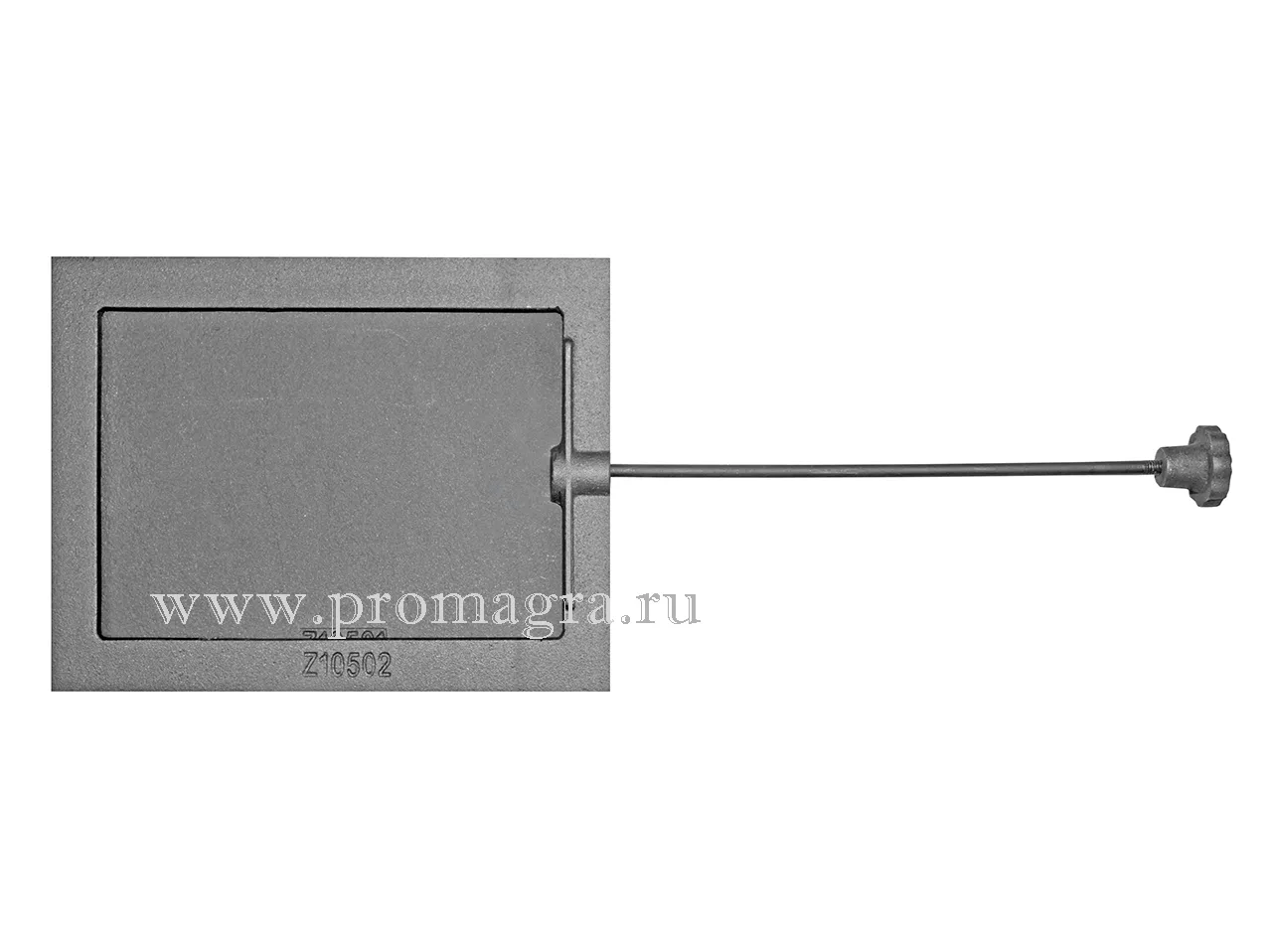 Задвижка для печи Z105 с проходным каналом 160х225 мм (FireWay) имеет удлиненный шток и...