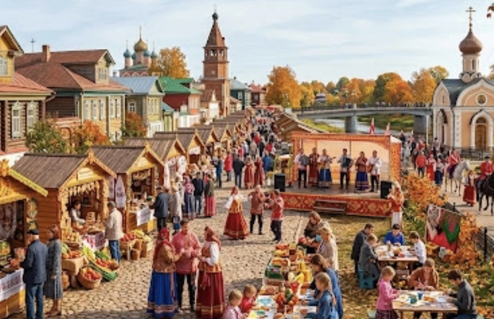 🎉 26 сентября в Палехе — большой праздник: ярмарка, мастер-классы, лошади и вечернее б...
