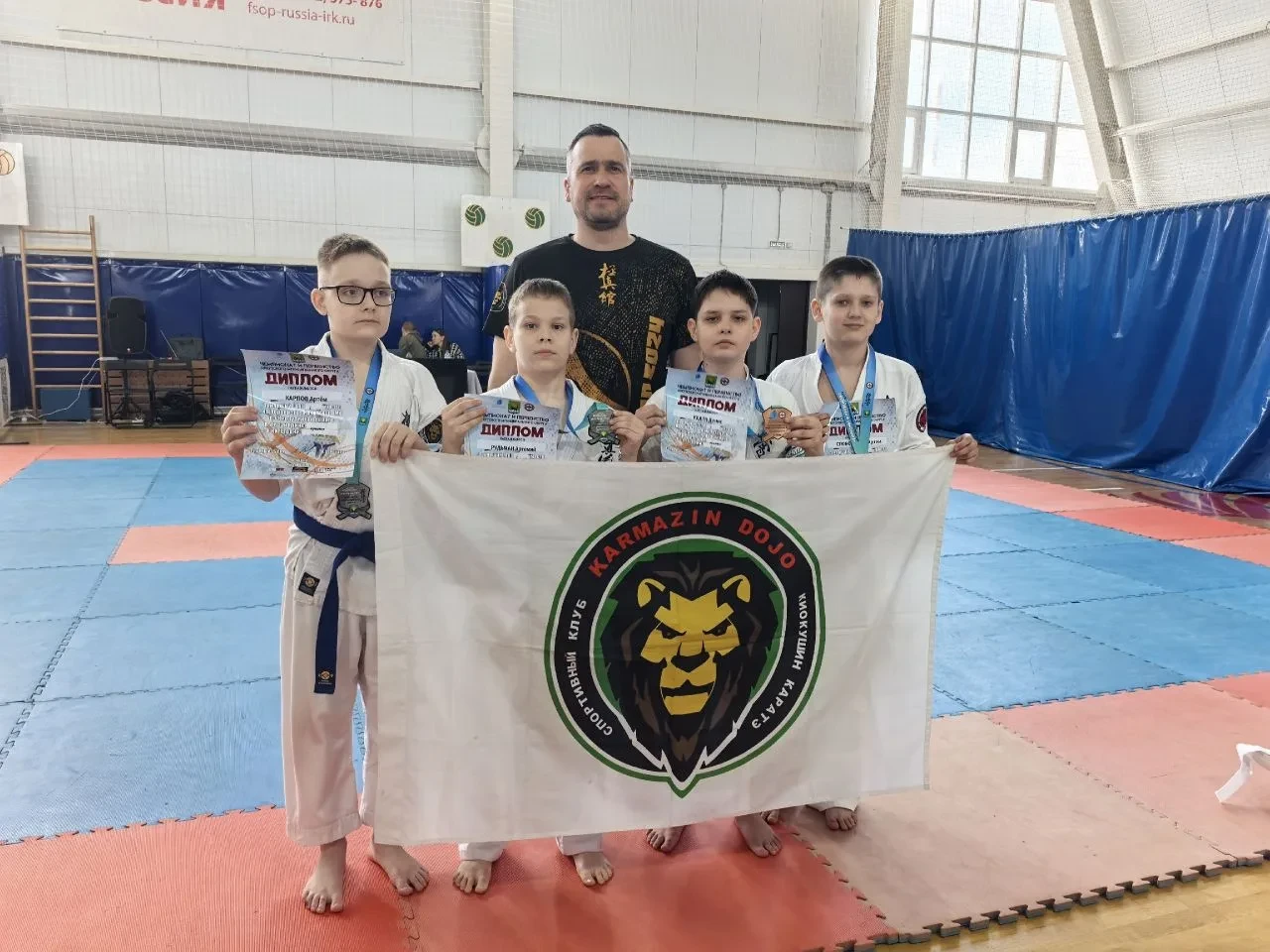 🏆 Гордимся нашими чемпионами по киокусинкай! 🥋  Дорогие друзья! 25-26 апреля в Иркутском муниципальн