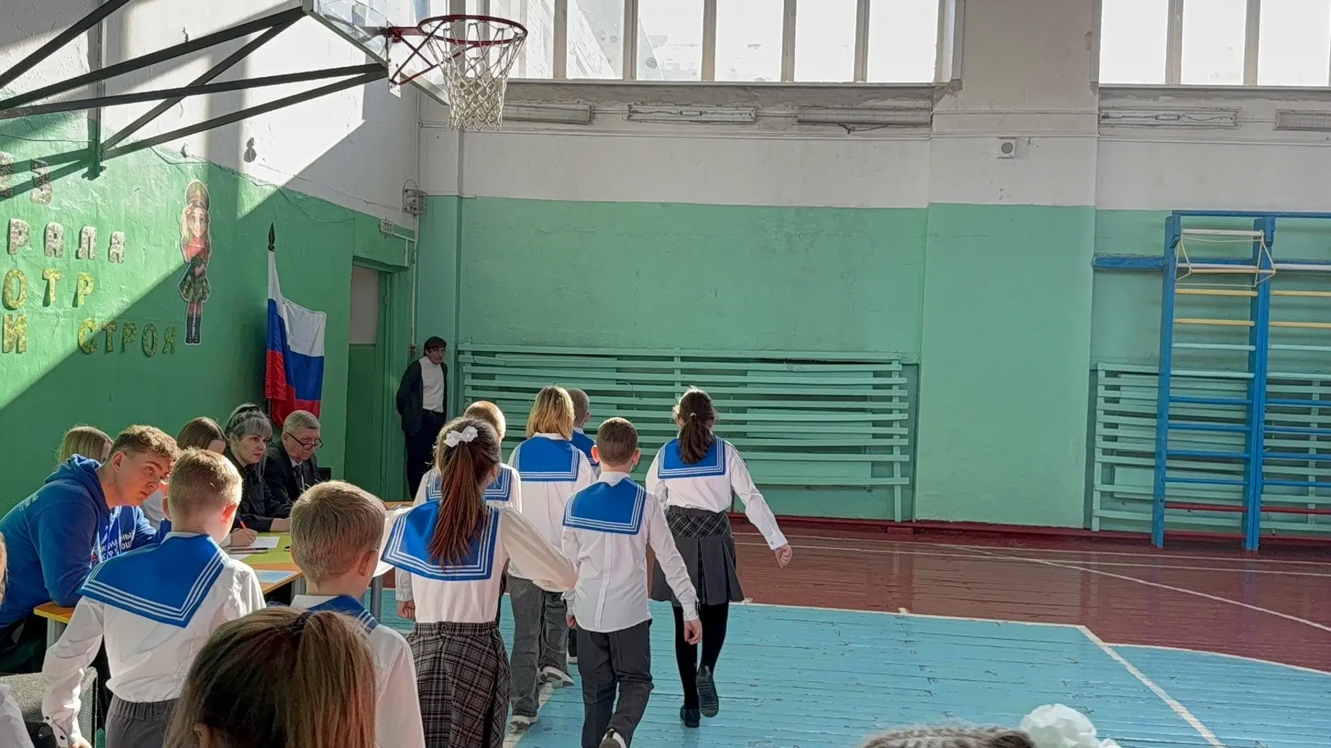 В школе имени Вячеслава Токарева прошёл традиционный смотр песни и строя 16 феврала стартовал  смотр