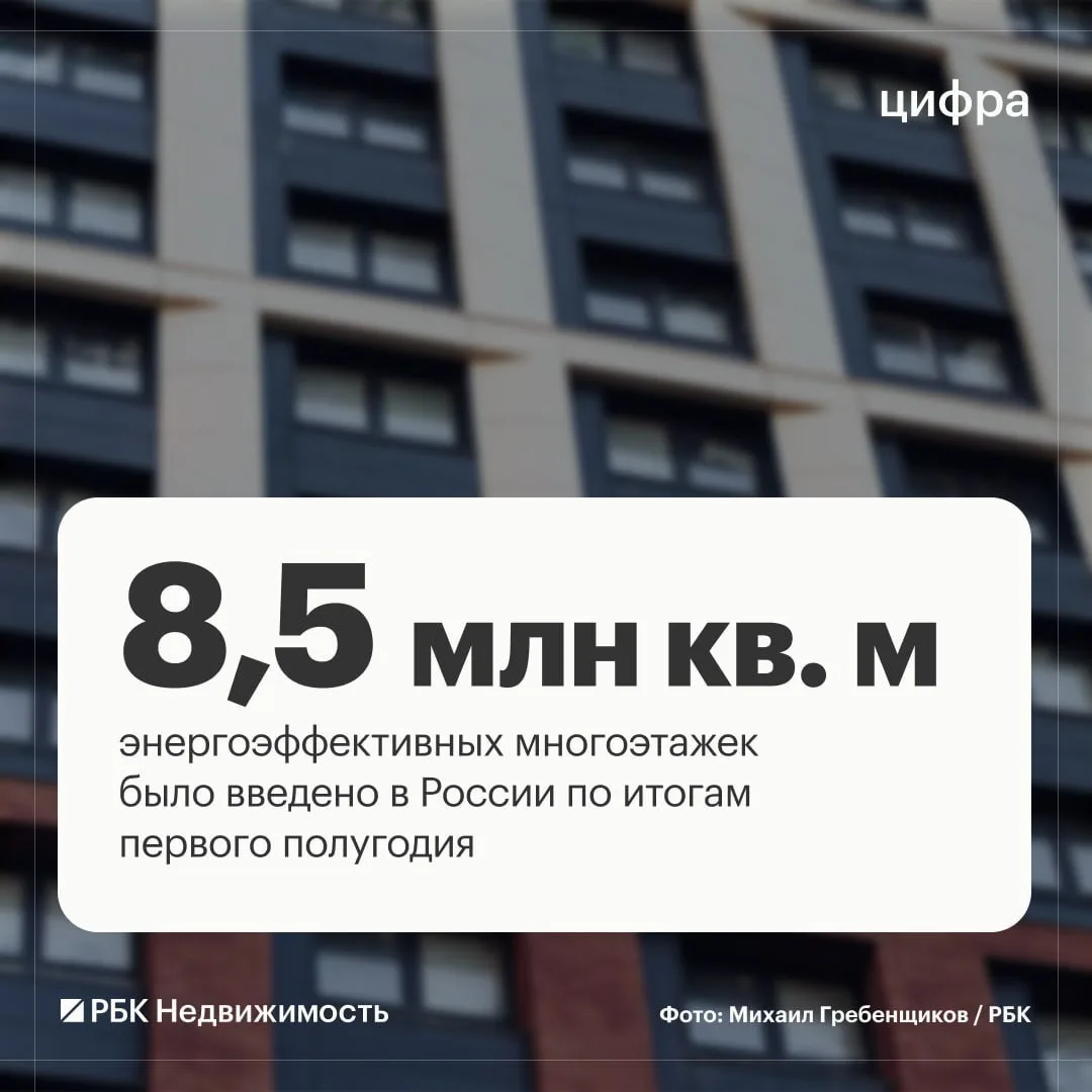 Энергоэффективное жилье занимает почти половину рынка новостроек