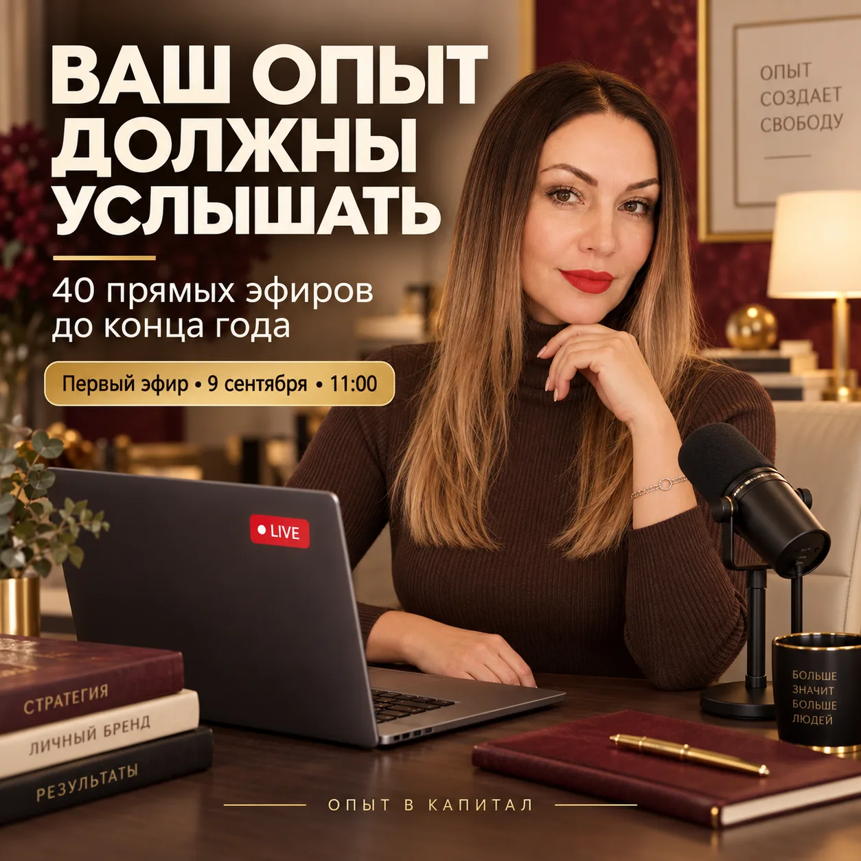 Вы можете написать десятки сильных постов. Но услышать, как вы мыслите, разбираете вопр...
