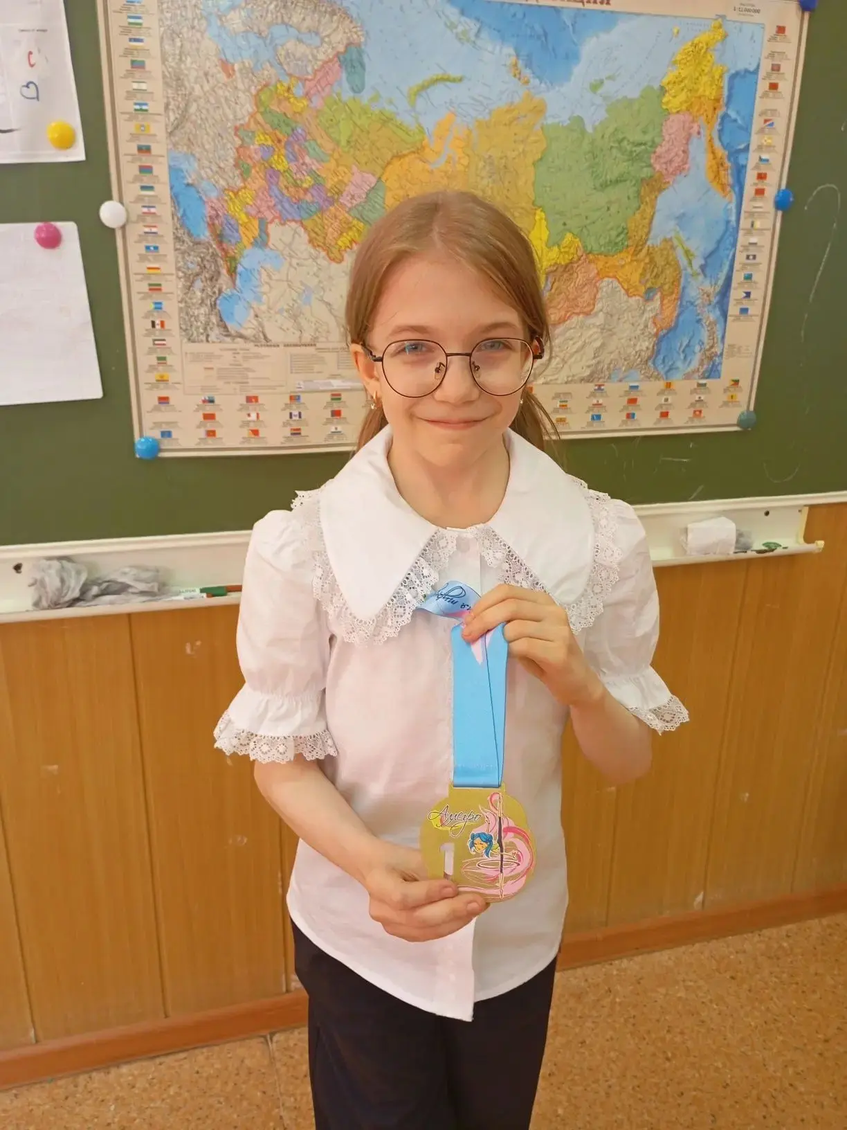 🎀 Стёпина Яна (3«Ж») — снова первая!  16 мая в Красногорске прошли соревнования по художественной ги
