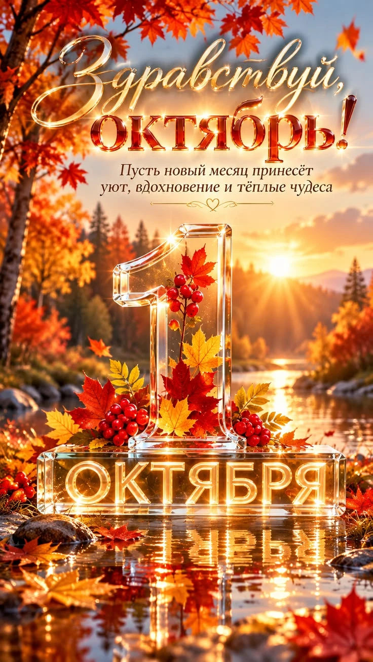 🍂🍁🍂 С первым октябрьским днём! Пусть этот месяц принесёт вам много радости, тепла и ...
