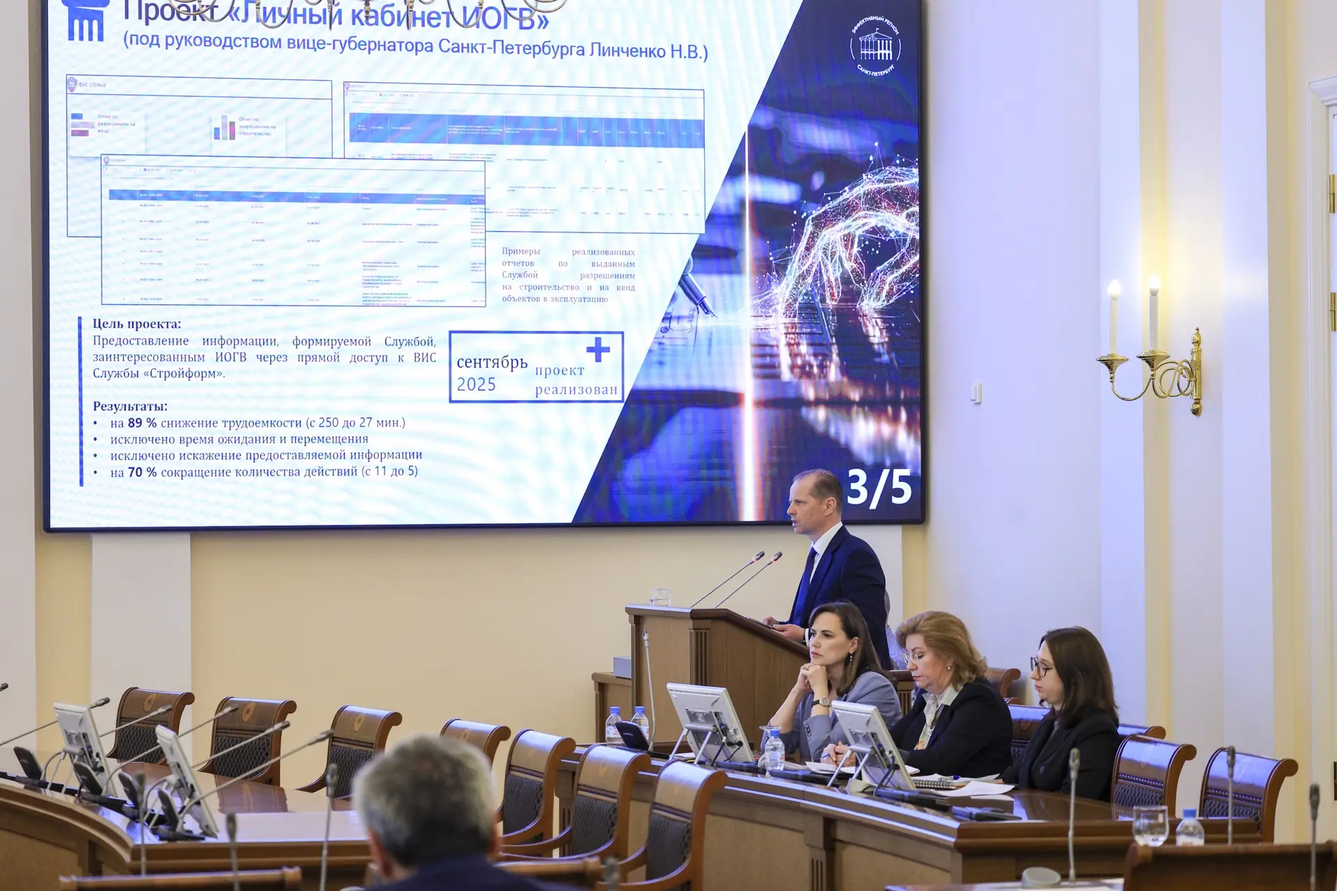 На рабочем совещании Губернатора Санкт-Петербурга Александра Беглова с членами городско...