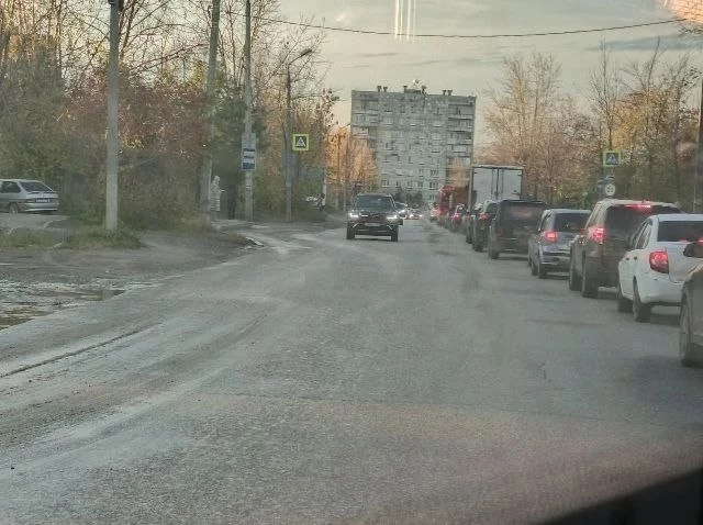 Большая пробка с ул. Самаркандская и из-за чего так?