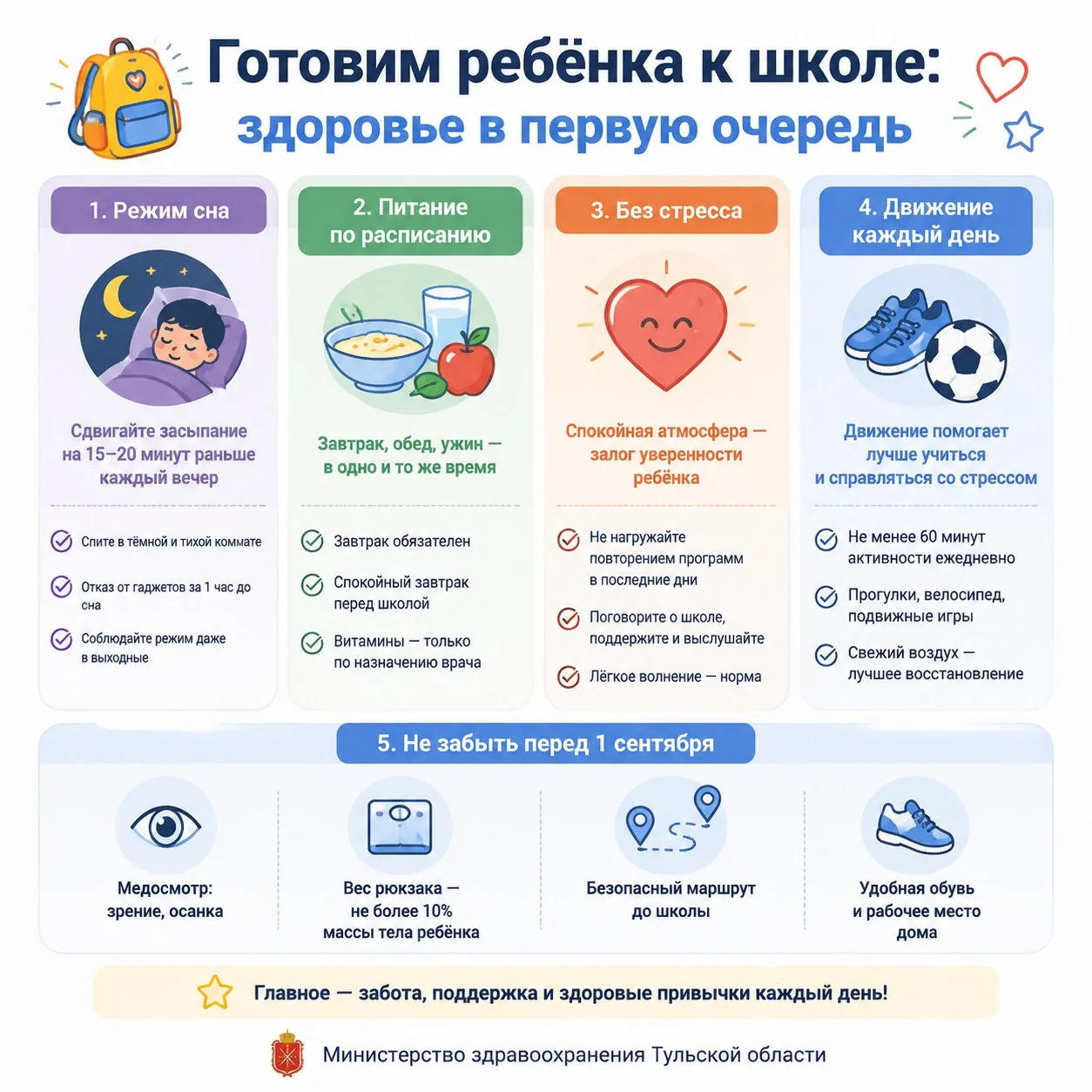 Готовим ребёнка к школе: несколько простых, но важных шагов