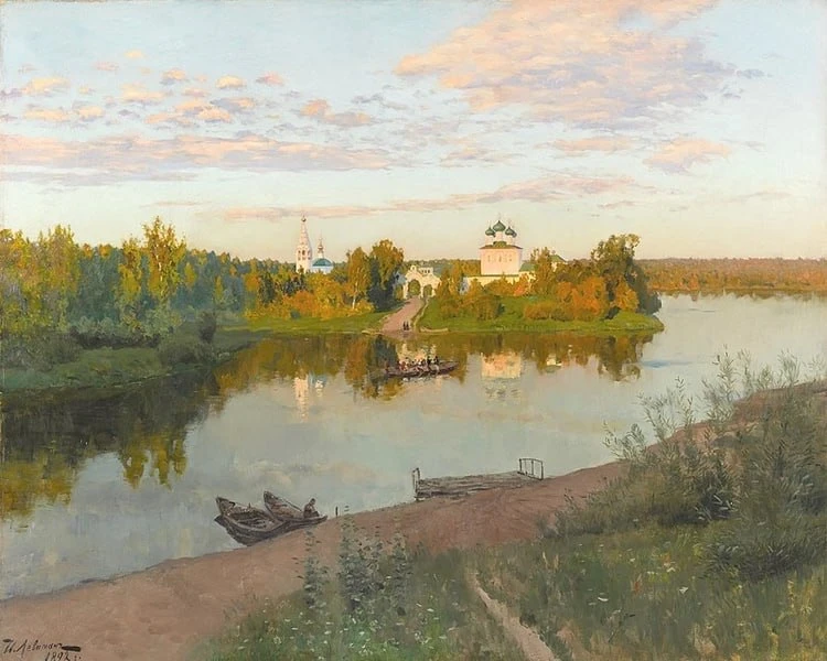 «Вечерний звон», Исаак Левитан 1892 год.