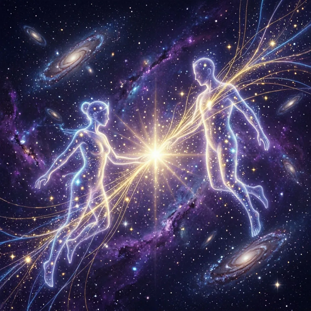 🌌 Вы когда-нибудь ловили себя на странном чувстве «узнавания» при встрече с абсолютно ...