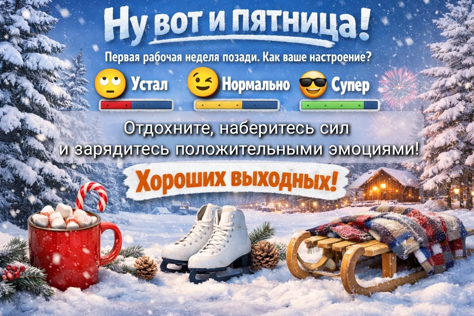 🎉 Первая рабочая неделя 2026 года — позади! 🎉