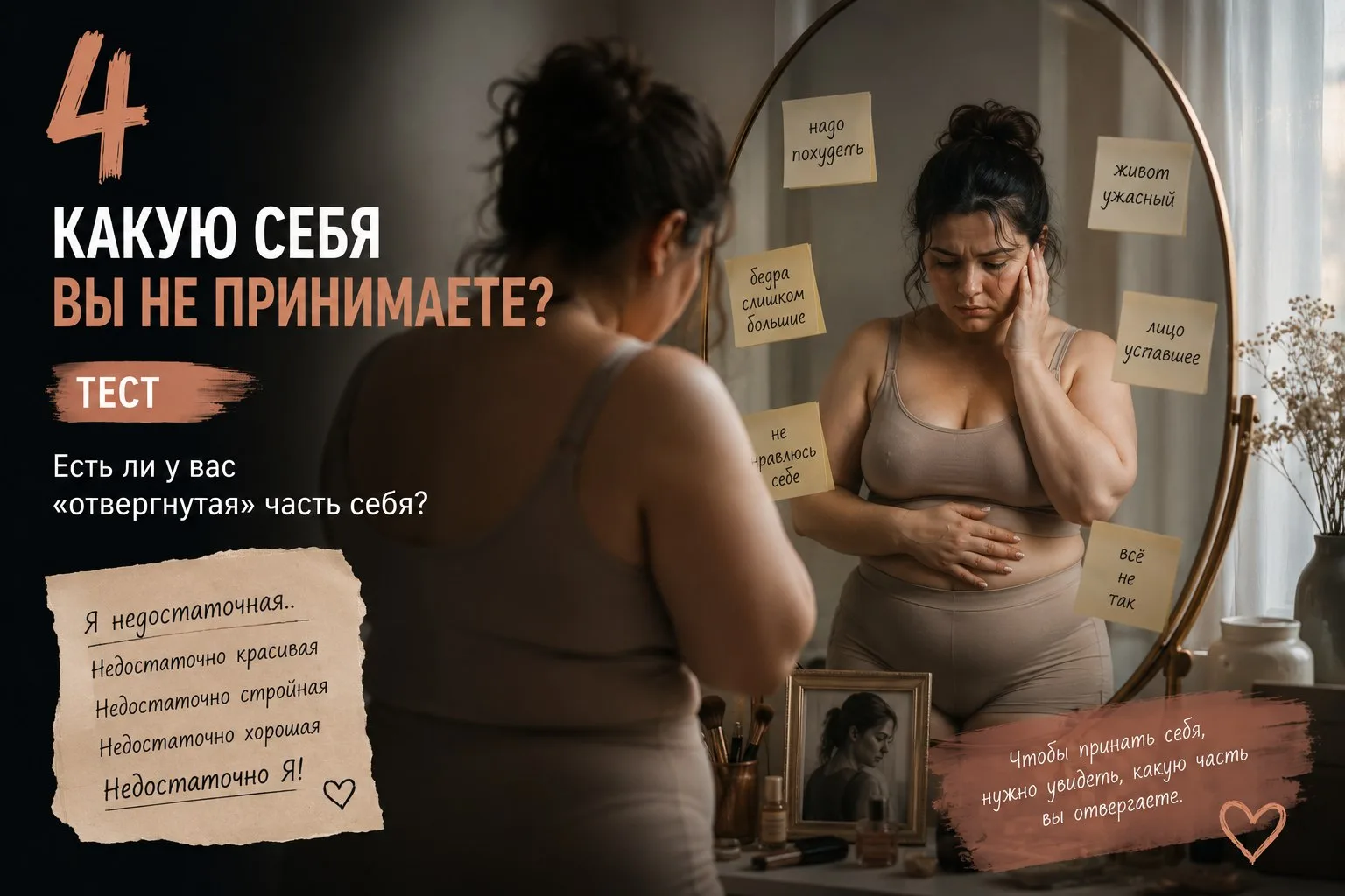 ПОСТ 4. КАКУЮ СЕБЯ ВЫ НЕ ПРИНИМАЕТЕ?