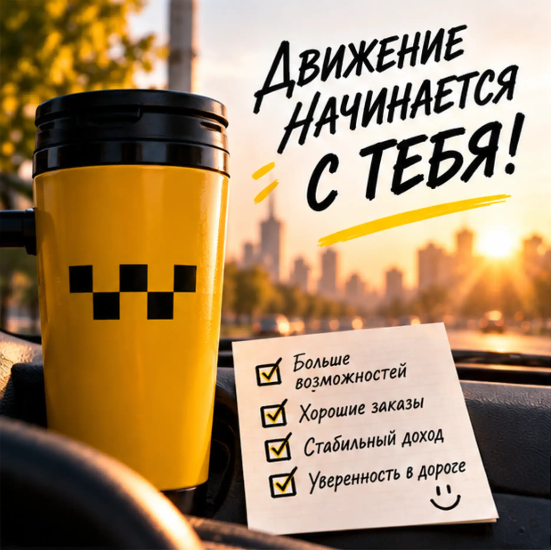 Сегодня город только начинает просыпаться, а у вас уже есть преимущество: вы сами решае...