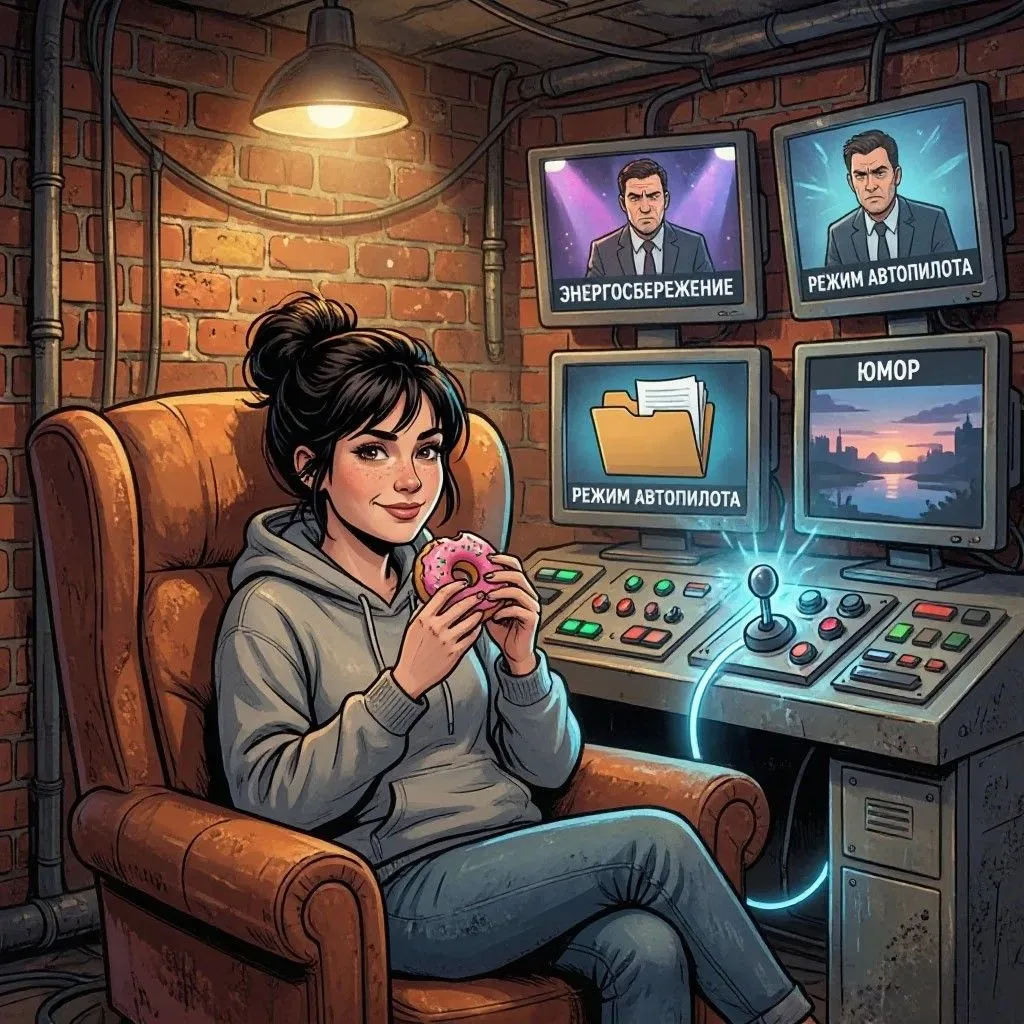 Твоим телом управляет вот эта девчонка 👧 ⬆️  Ну ладно, подсознание.