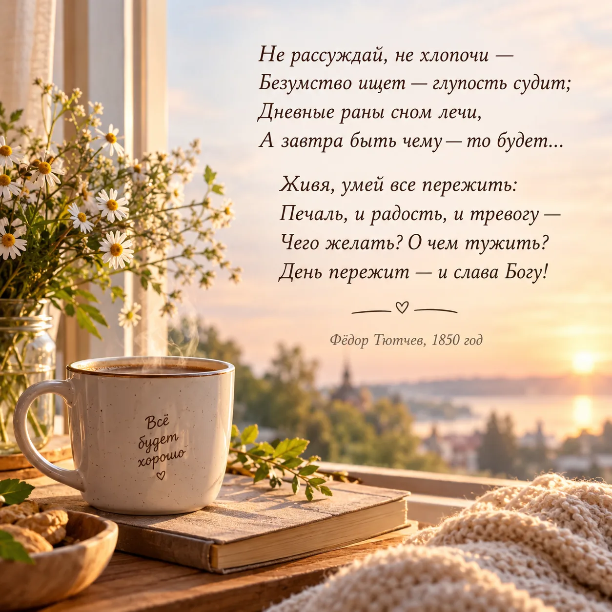 ✨Пусть этот вечер станет маленькой паузой после всего, что было сегодня. 🌿