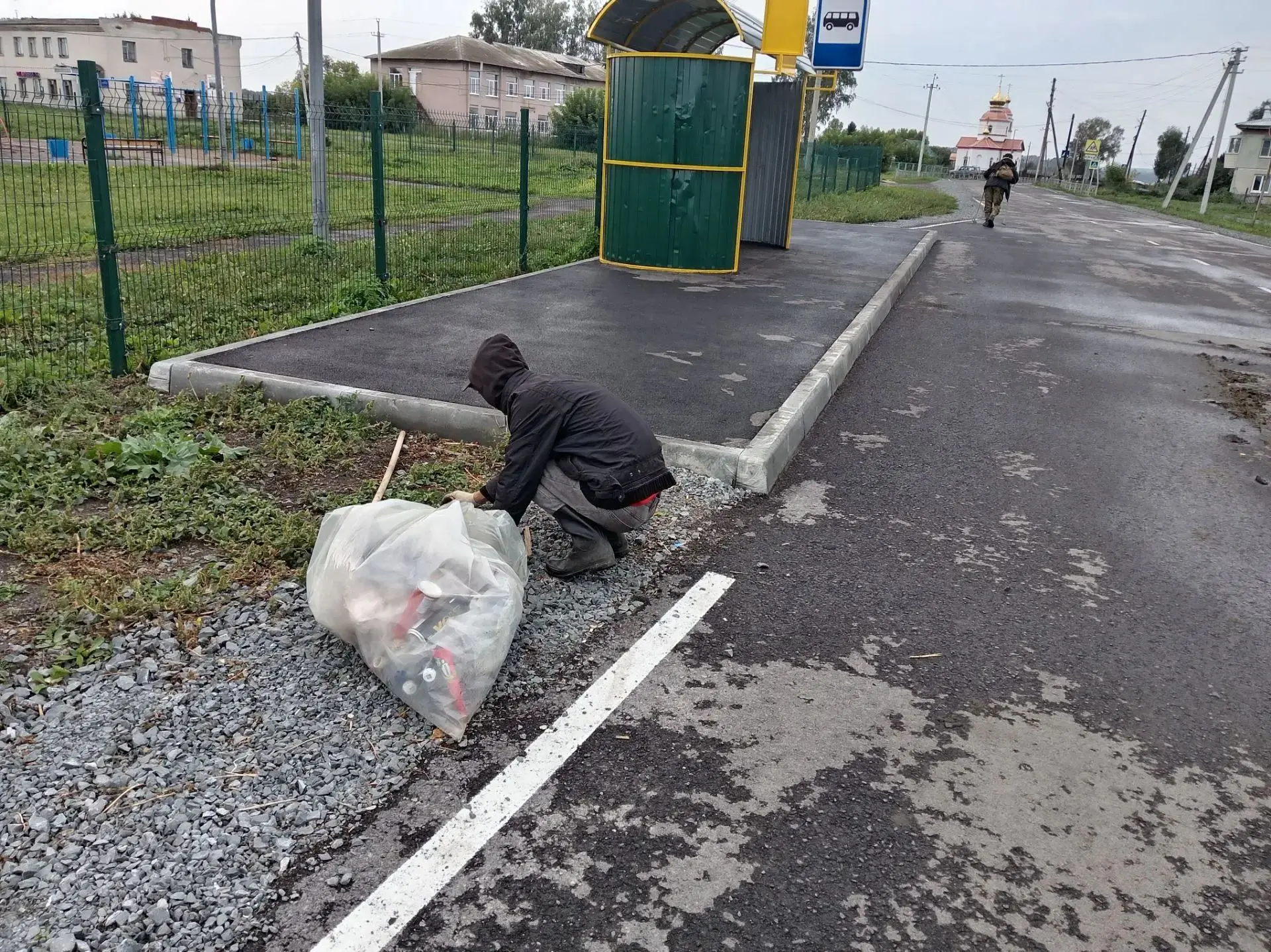 🧹 Обход общественных территорий рабочим управления перед выходными днями в целях обесп...