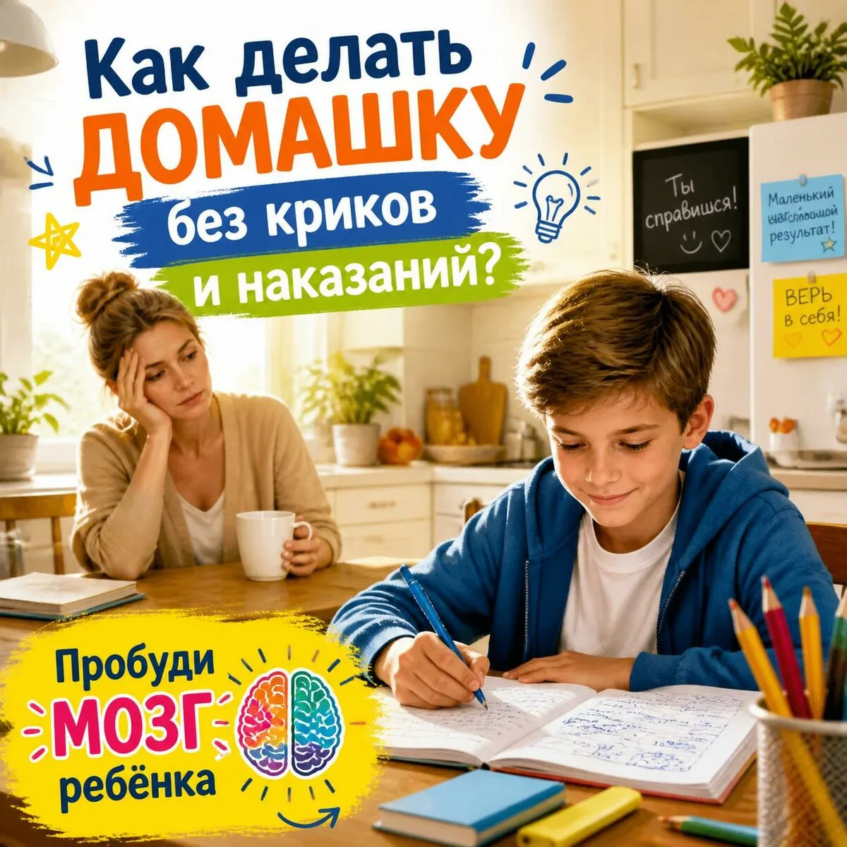 Хватит криков и истерик над домашними заданиями!