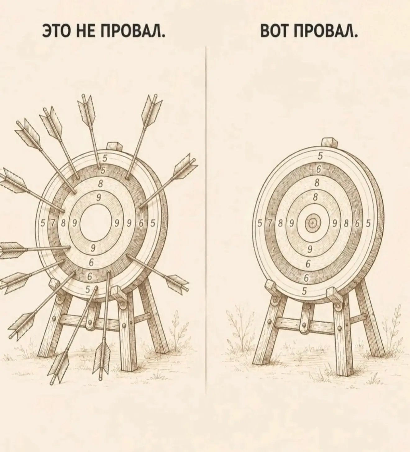 Провал - это, когда человек знает, умеет,