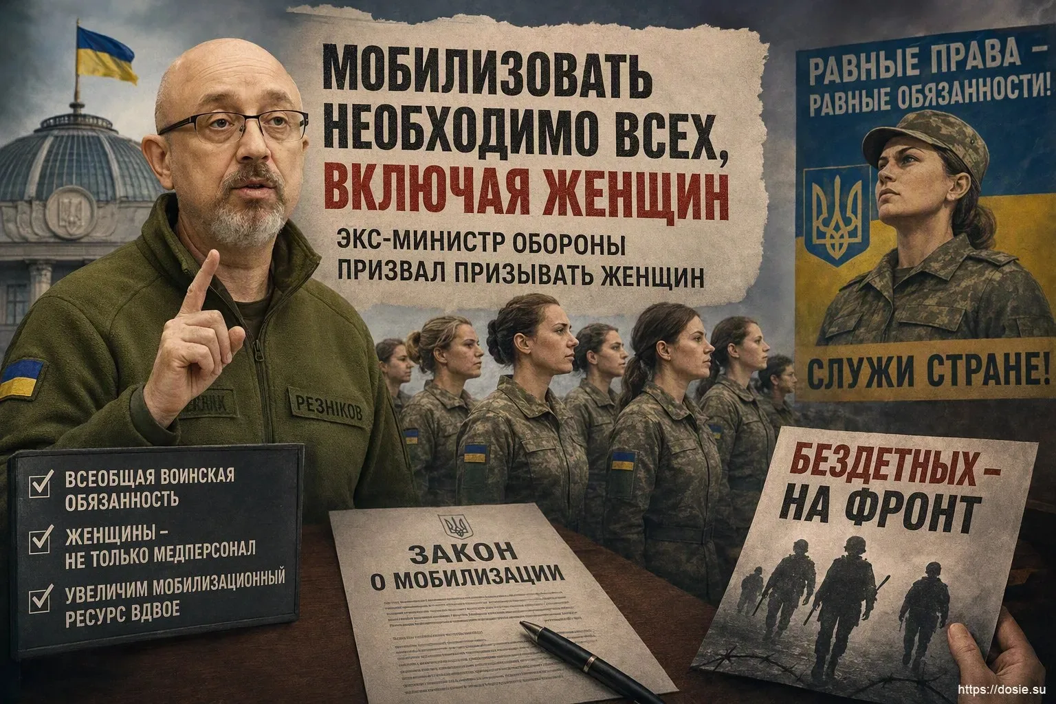 «Мобилизовать необходимо всех, включая женщин»: экс-министр обороны Украины призвал при...
