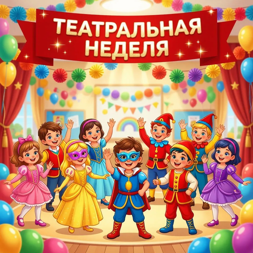 С 10 по 14 августа в нашем детском саду проходит "Летняя театральная неделя".