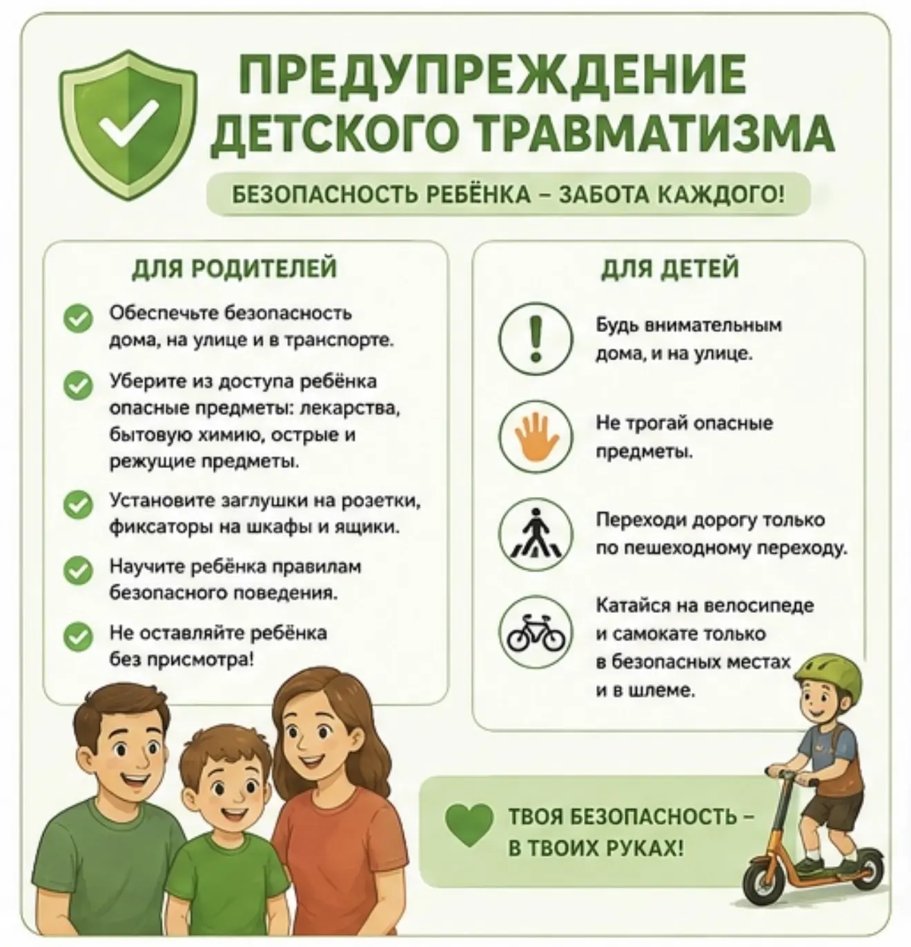 Профилактические карточки для детей и родителей на тему предупреждение рисков детского ...