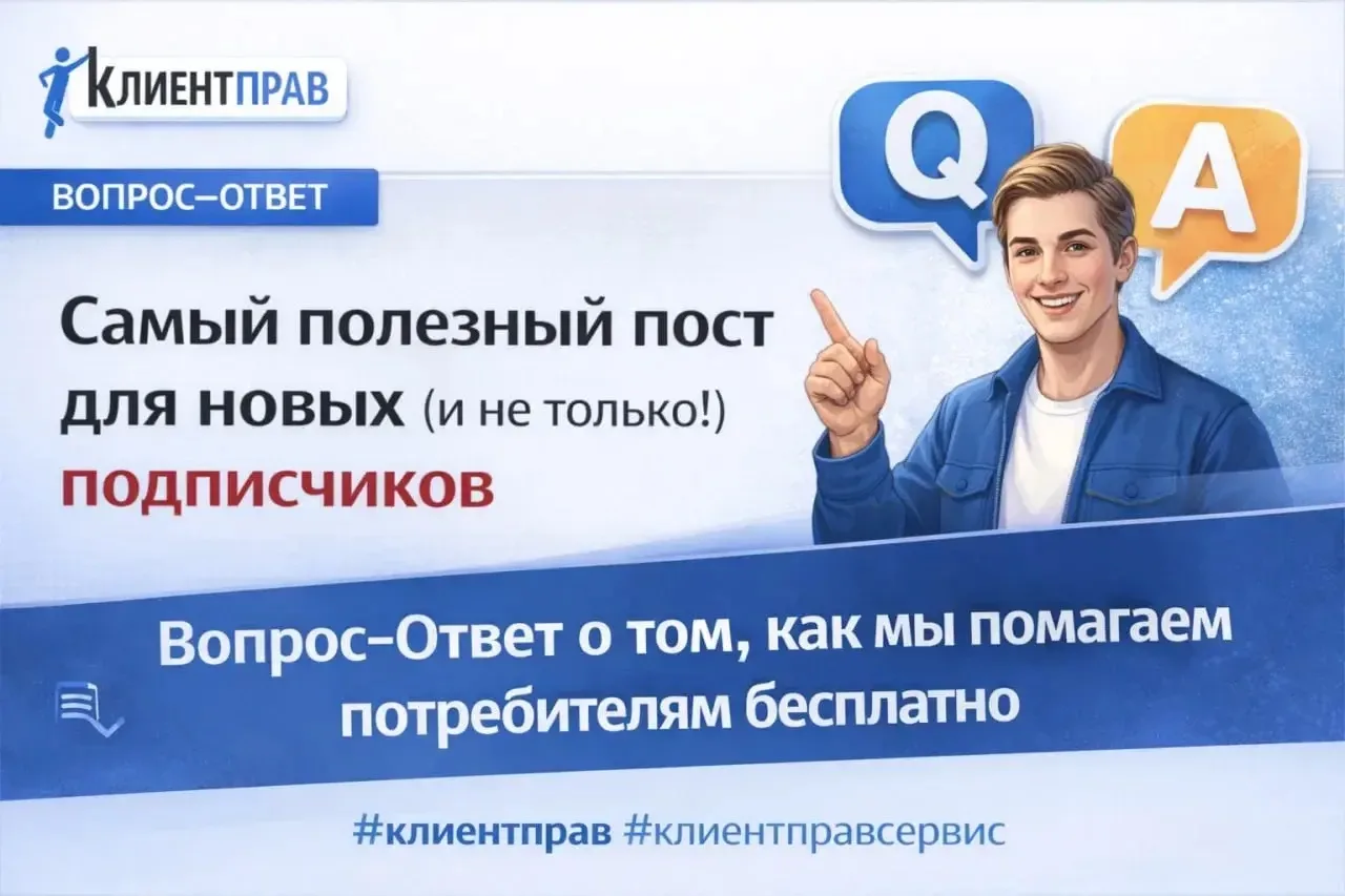 ❓Я впервые в канале. Чем вообще помогает Клиентправ и что здесь можно получить бесплатно?

Ответ:
Ко
