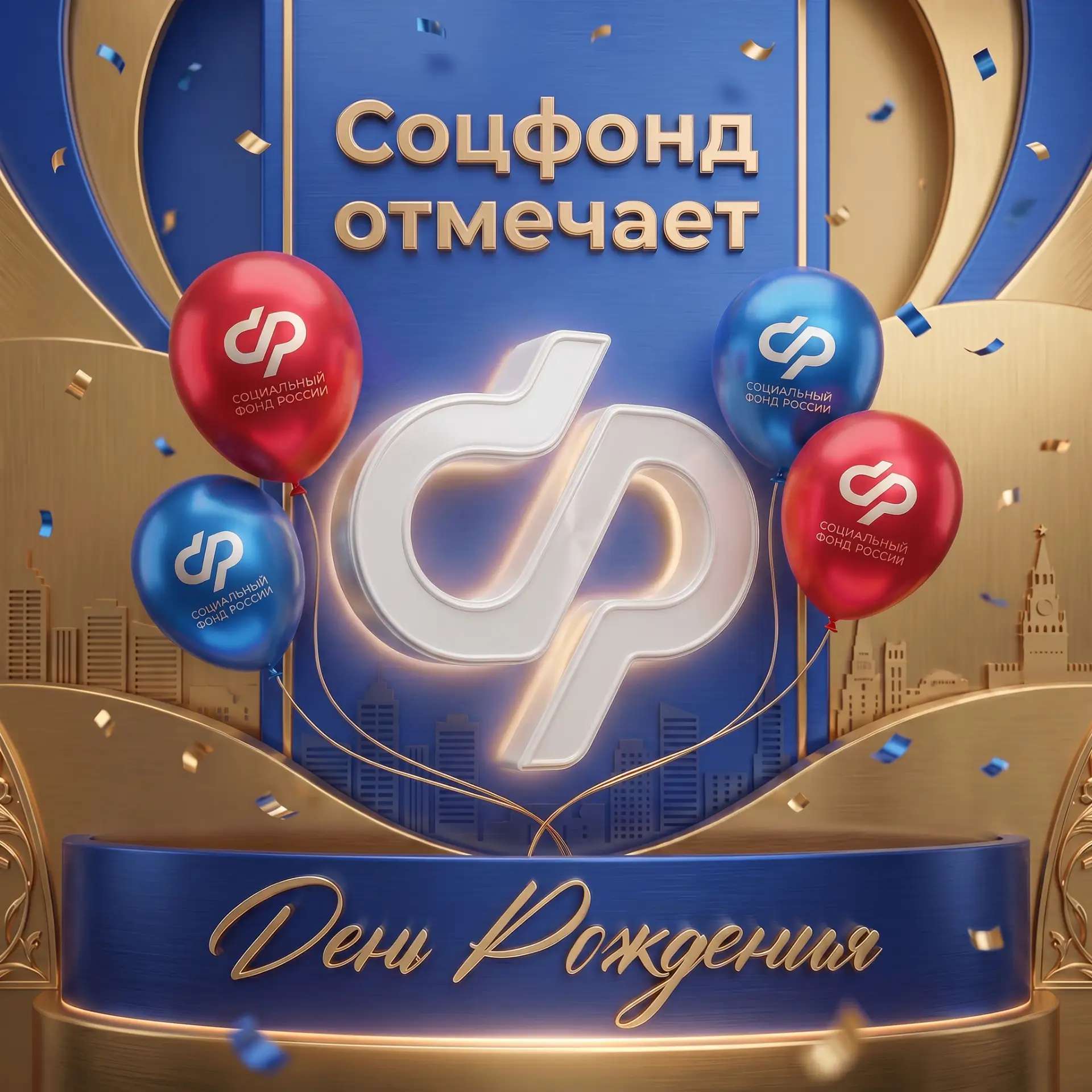 🎉🎈Сегодня Социальному фонду России исполнилось 4 года. Это не просто структура, а современный стан